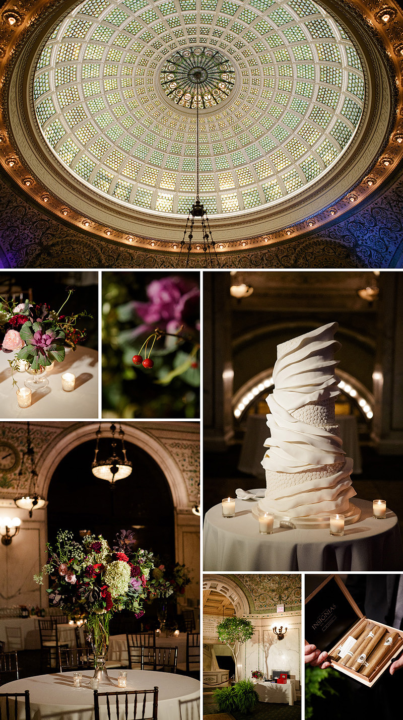 chicago cultural center wedding photography