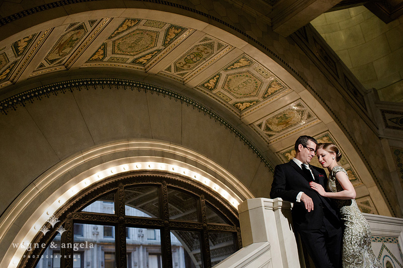 chicago cultural center wedding photography