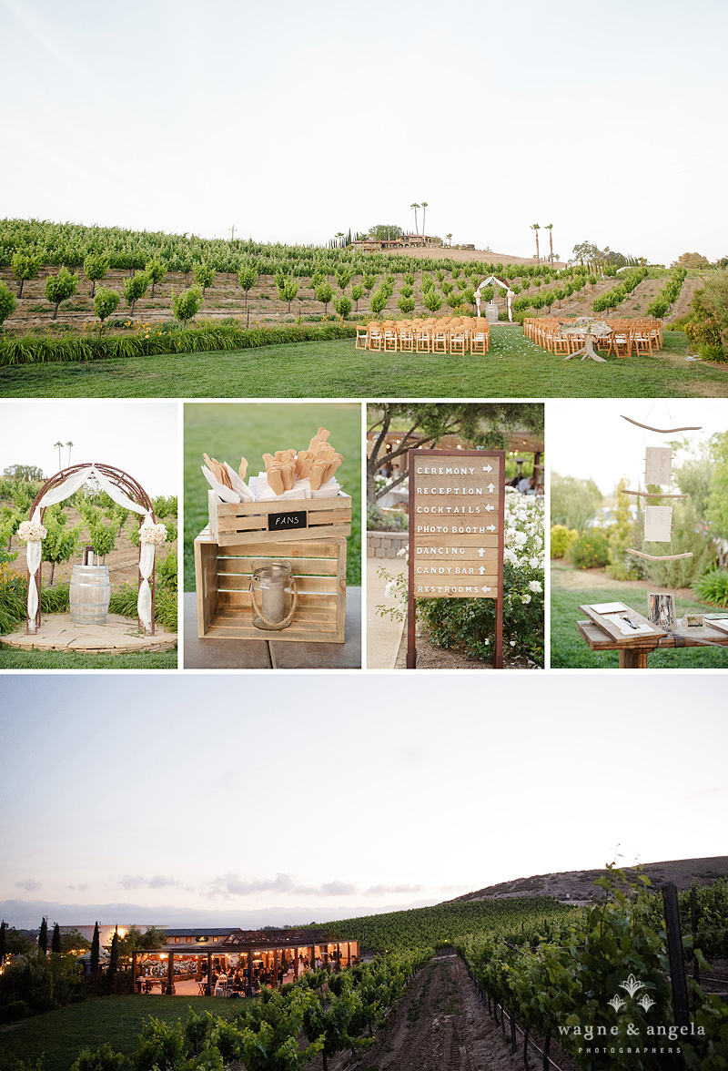 temecula rustic wedding details