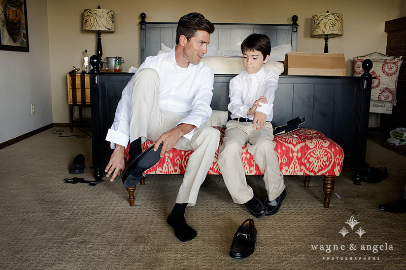 groom and nephew