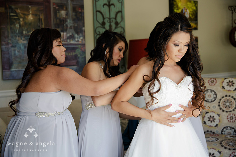 bride getting ready