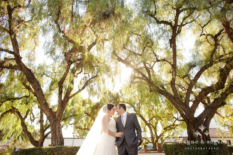san diego garden wedding mission