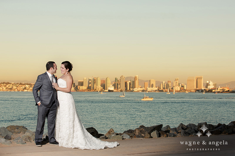 san diego bay wedding photos