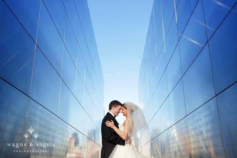 liberty state park wedding photo