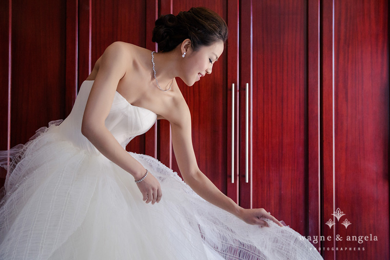 white wedding dress