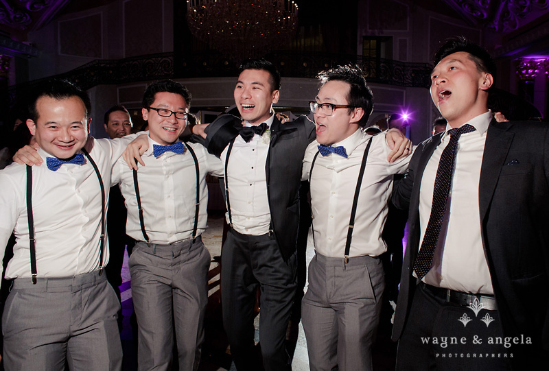groomsmen dancing